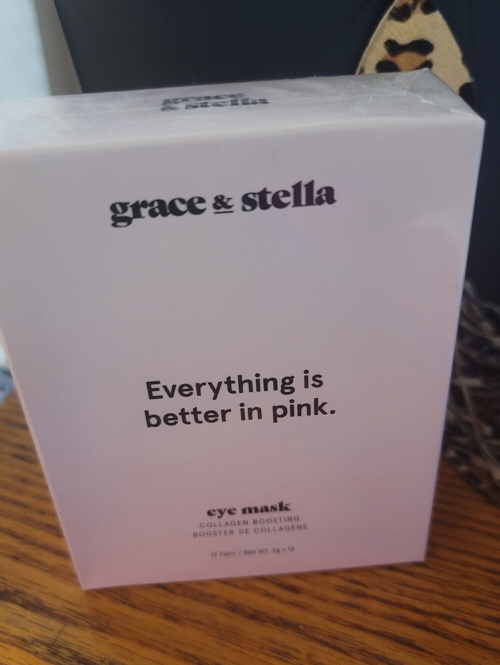 grace & stella Pink Collagen Eye Mask Set
